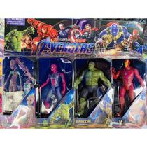 Kit Cartelado com 4 Bonecos Vingadores . Kit Cartelado com 4 Bonecos Vingadores .