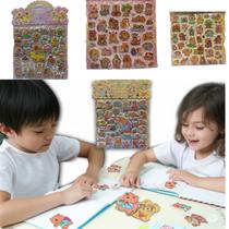 Kit Cartelas Adesivos Figurinhas 3D Capivara Stickers Kit Cartelas Adesivos Figurinhas 3D Capivara Stickers