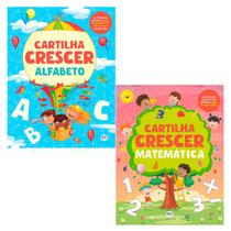Kit Cartilha Crescer: Alfabeto + Matemática - Ciranda Cultural