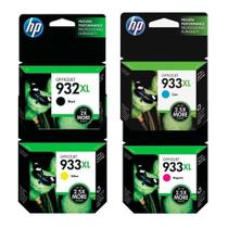 Kit Cartucho 932xl Preto E 933xl Color Officejet 7612 Genuíno