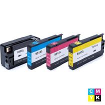 Kit cartucho compatível com hp 950xl preto, 951xl ciano, 951xl magenta e 951xl amarelo