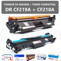 Kit Cartucho de Cilindro CF219a + Toner CF218a Compatível M102W M132 M130fw