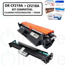 Kit Cartucho de Cilindro CF219a + Toner CF218a Compatível M102W M132 M130fw