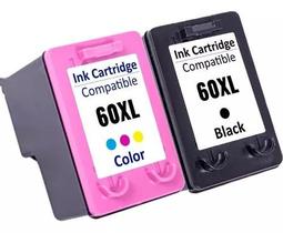 Kit Cartucho de tinta 60xl Preto E Color