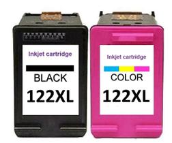 Kit Cartucho De Tinta Compatível 122xl 122 Preto 12ml + Colorido