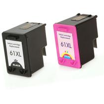Kit Cartucho de Tinta Compatível com HP 61xl 61 para 1000 J110 1050 1051 1010 2050 2500 2540