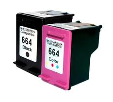 Kit Cartucho Para HP 3790 664 compatível