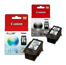 Kit Cartucho Tinta Original Canon- PG-210XL PG-211XL