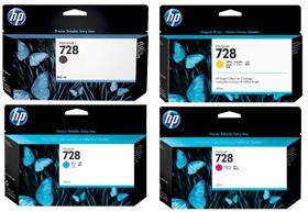 Kit cartuchos de tinta HP 728 para Plotter HP T730 e T830 Kit cartuchos de tinta HP 728 para Plotter HP T730 e T830