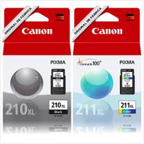 Kit Cartuchos Tinta Original Canon Pg 210 XL Preto Cl 211 XL Colorido