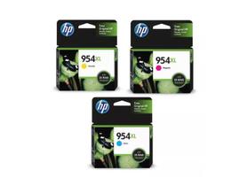 Kit Cartuchos Tinta Original Hp 954xl 7740 8710 - 03 Cores