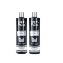 Kit carvão ativado - home care detox capilar - 2x500ml love potion