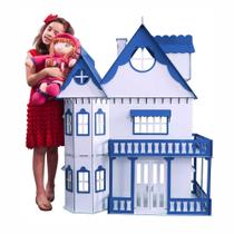 Kit Casa Boneca e Móveis Escala Barbie Emily L+B - Darama