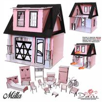 Kit Casa Boneca Escala Barbie Garagem Milla Prince 18 Mov Pp Kit Casa Boneca Escala Barbie Garagem Milla Prince 18 Mov Pp