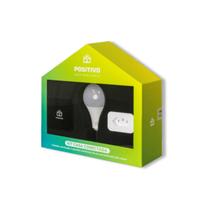 Kit Casa Conectada Positivo Smart Lâmpada RGB Smart Plug E Smart Controle Com Alexa ou Google Assistente Kit Casa Conectada Positivo Smart Lâmpada RGB Smart Plug E Smart Controle Com Alexa ou Google Assistente
