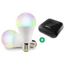 Kit Casa Inteligente 2 Lâmpadas Smart EWS 410 + Controle Remoto Universal MCR 1001 Kit Casa Inteligente 2 Lâmpadas Smart EWS 410 + Controle Remoto Universal MCR 1001