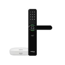 Kit Casa Inteligente Fechadura MFR 7000 Preta + HUB de Automação MCA 1001