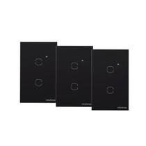 Kit Casa Inteligente Touch EWS 1002 Preto Intelbras -3 unidades Kit Casa Inteligente Touch EWS 1002 Preto Intelbras -3 unidades