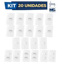 Kit Casa Sleek Margirius Tomadas E Interruptores 10A 4x2 Kit Casa Sleek Margirius Tomadas E Interruptores 10A 4x2