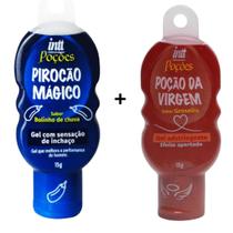 Kit Casal Com 2 Géis Pirocão Mágico+Poção da Virgem