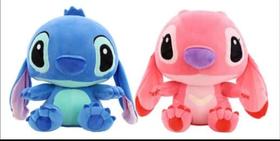 Kit Casal Lilo Stitch Pelúcia E Angel 25 Cm Kit Casal Lilo Stitch Pelúcia E Angel 25 Cm