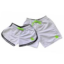 Kit Casal Moda Praia Bermudas Tactel Short Mauricinho