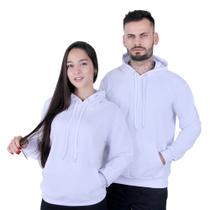 Kit Casal Moletom Com Capuz Algodao Masculino e Feminino