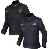Kit Casal Motociclista Jaqueta Breeze 2 X11 C/proteção