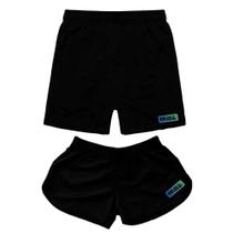 Kit Casal Short Moda Praia Bermudas Combinando