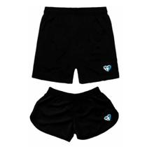 Kit Casal Short Moda Praia Bermudas Combinando Iguais Verão