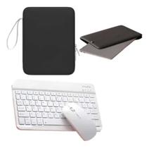 Kit Case Bolsa Teclado E Mouse P/ Tab Galaxy S9 Fe 10,9