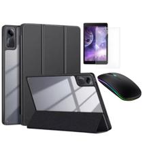 Kit Case Capa Smart Acrilico Para Xiaomi Redmi 11 +Pelicula+Mouse Rgb
