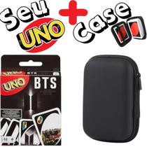 Kit Case + Jogo de Cartas UNO - BTS