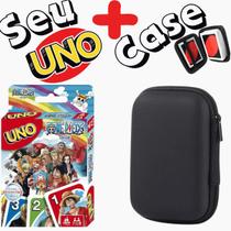 Kit Case + Jogo de Cartas UNO - One Piece
