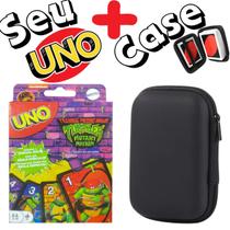 Kit Case + Jogo de Cartas UNO - Tartaruga Ninja