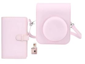 Kit Case Para Câmera Mini Instax 12 + Álbum P 108 Fotos Mini