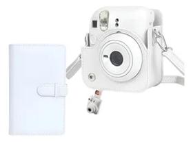 Kit Case Protetora Para Instax Mini 12 + Álbum Para 108 Fotos Kit Case Protetora Para Instax Mini 12 + Álbum Para 108 Fotos