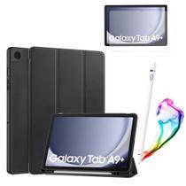 Kit Case Smart Para Tablet Galaxy Tab A9+ Plus 11 + Caneta Stylus + Pelicula
