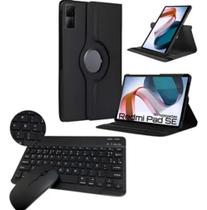 Kit Case + Teclado + Mouse para Xiaomi Pad SE 11 Polegadas