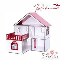 Kit Casinha Bonecas + 21 Móveis Polly July RUBRUM - Darama Kit Casinha Bonecas + 21 Móveis Polly July RUBRUM - Darama