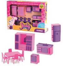 Kit Casinha de Boneca Judy Home Cozinha Infantil 9 Peças