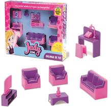 Kit Casinha de Boneca Judy Home Sala Infantil 7 Peças - Samba Toys
