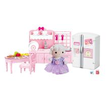 Kit Casinha De Bonecas Cozinha Miniatura Com Boneca Ovelha Zoop Toys Kit Casinha De Bonecas Cozinha Miniatura Com Boneca Ovelha Zoop Toys
