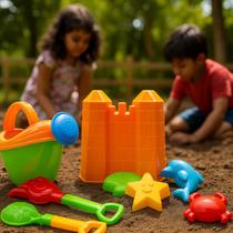 Kit Castelo Com Regador Beach Play Usual 431