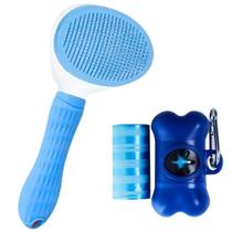 Kit Cata Caca Mosquetão Com Saquinhos E Rasqueadeira