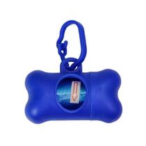 Kit Cata Caca Porta Saquinhos + 1 Rolo Sacos Lixo Pet Cães