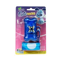 Kit Cata Caca Savana Azul para Cães Kit Cata Caca Savana Azul para Cães