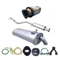 Kit Catalisador + Abafador + Traseiro Saveiro G2 1.8 97 A 99