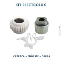 Kit catraca com mola + engaste + garra acoplamento lavadoras Electrolux