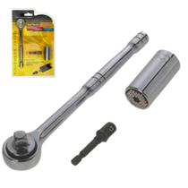 Kit Catraca com soquete universal 7 a 19mm Beltools Kit Catraca com soquete universal 7 a 19mm Beltools
